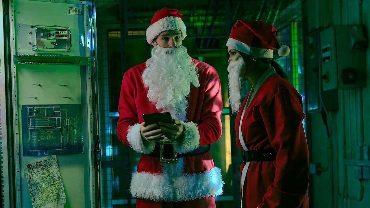 Jingle Bell Heist Backdrop