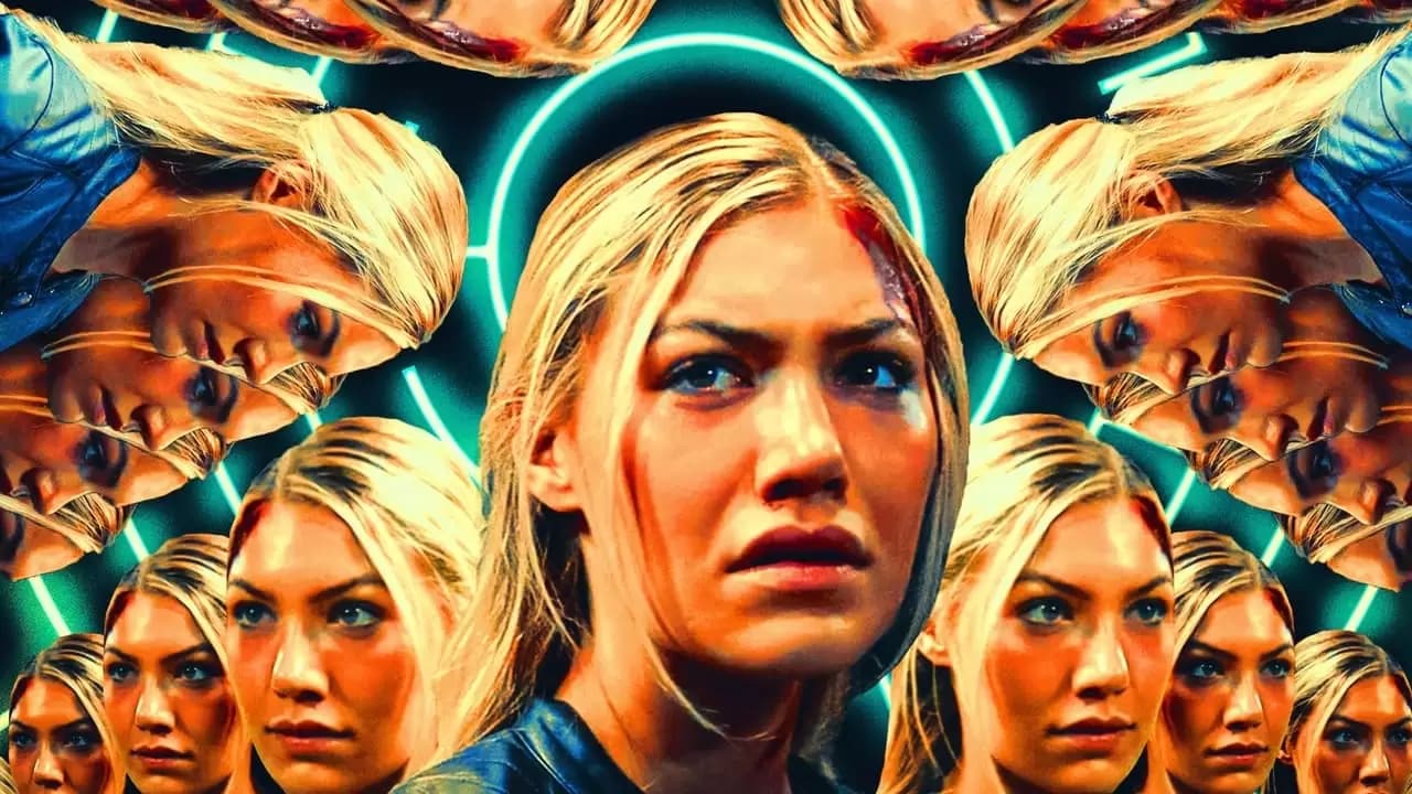 Woman in the Maze Backdrop
