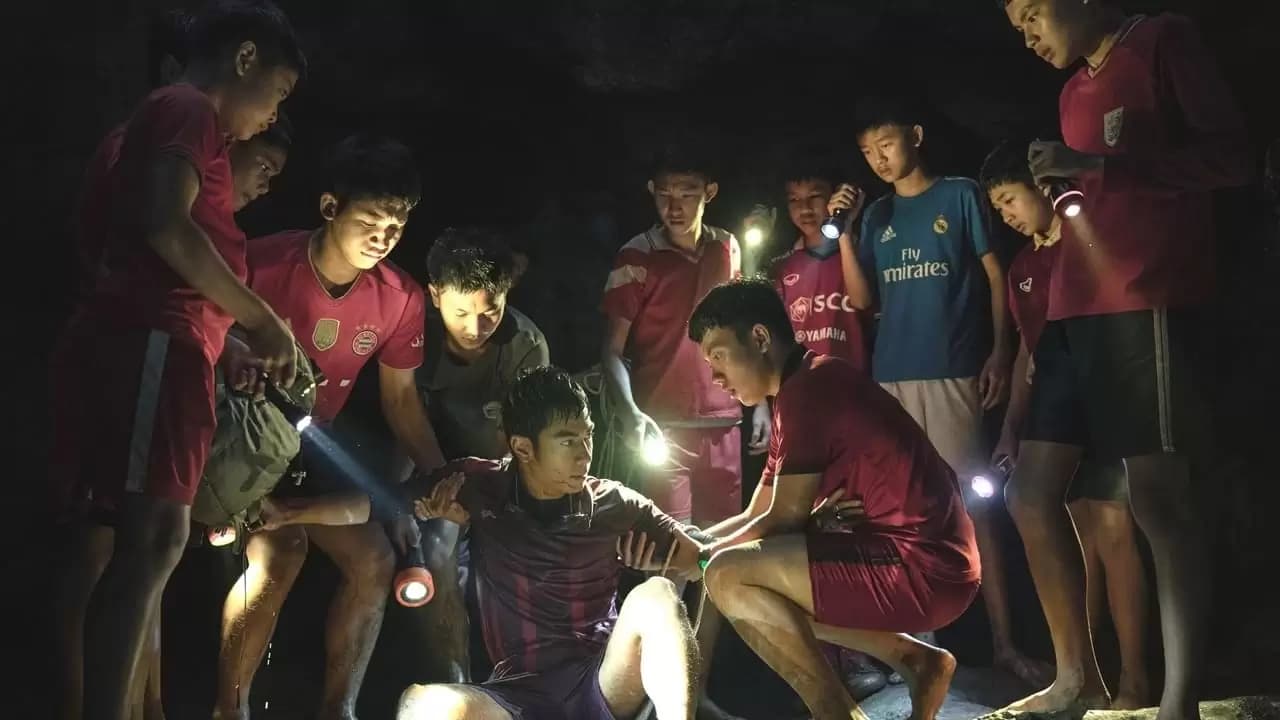 Cave Rescue Backdrop