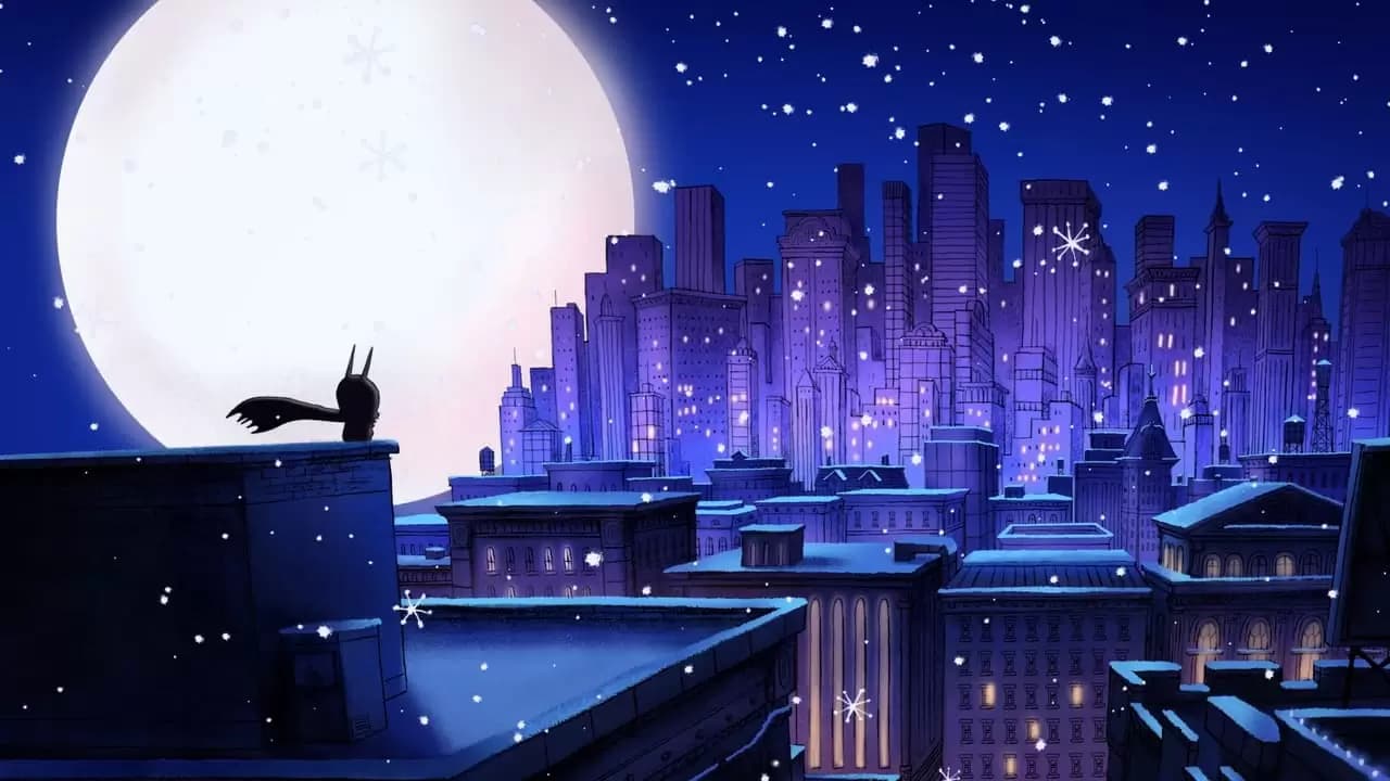 Merry Little Batman Backdrop