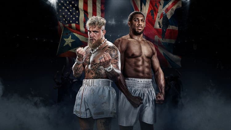 Jake Paul vs. Anthony Joshua Poster