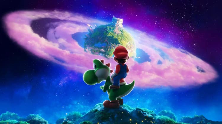 The Super Mario Galaxy Movie Poster