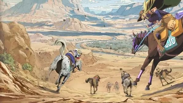 Steel Ball Run: JoJo's Bizarre Adventure Backdrop