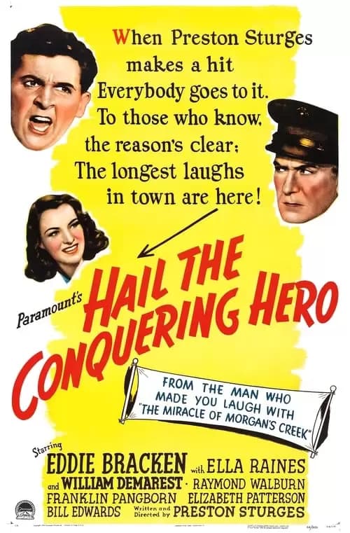 Hail the Conquering Hero Poster