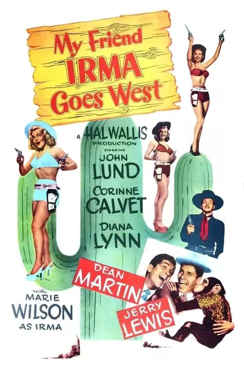 My Friend Irma Goes West Poster