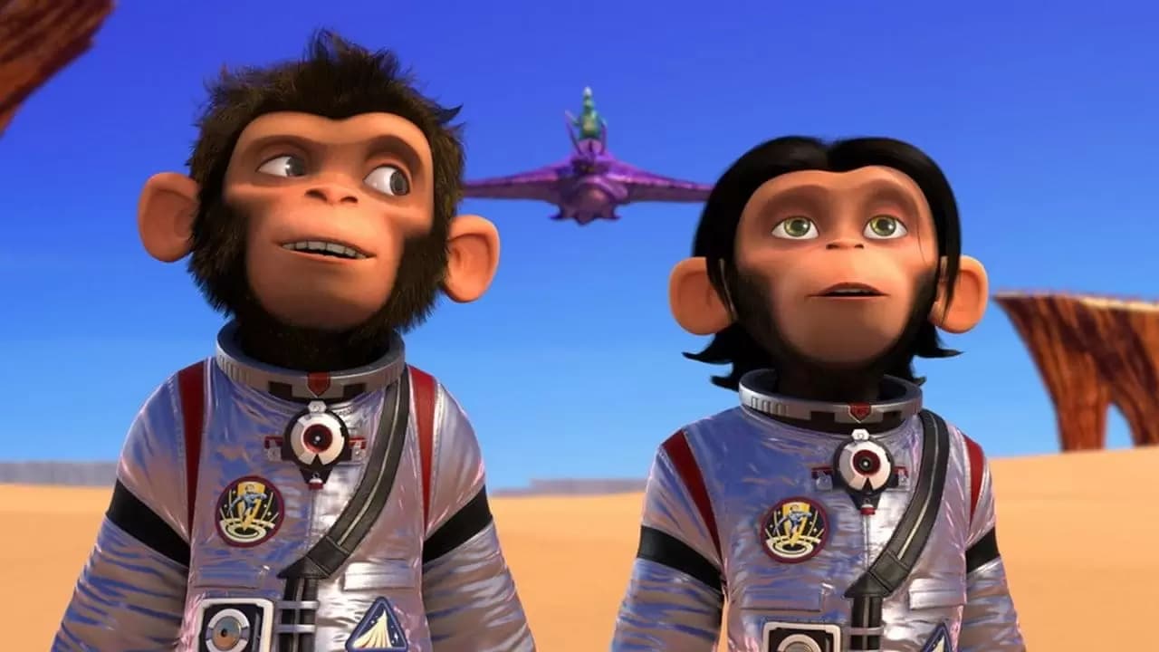 Space Chimps Backdrop