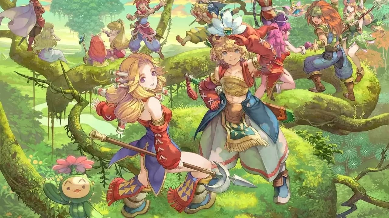 Seiken Densetsu: Legend of Mana - The Teardrop Crystal Backdrop