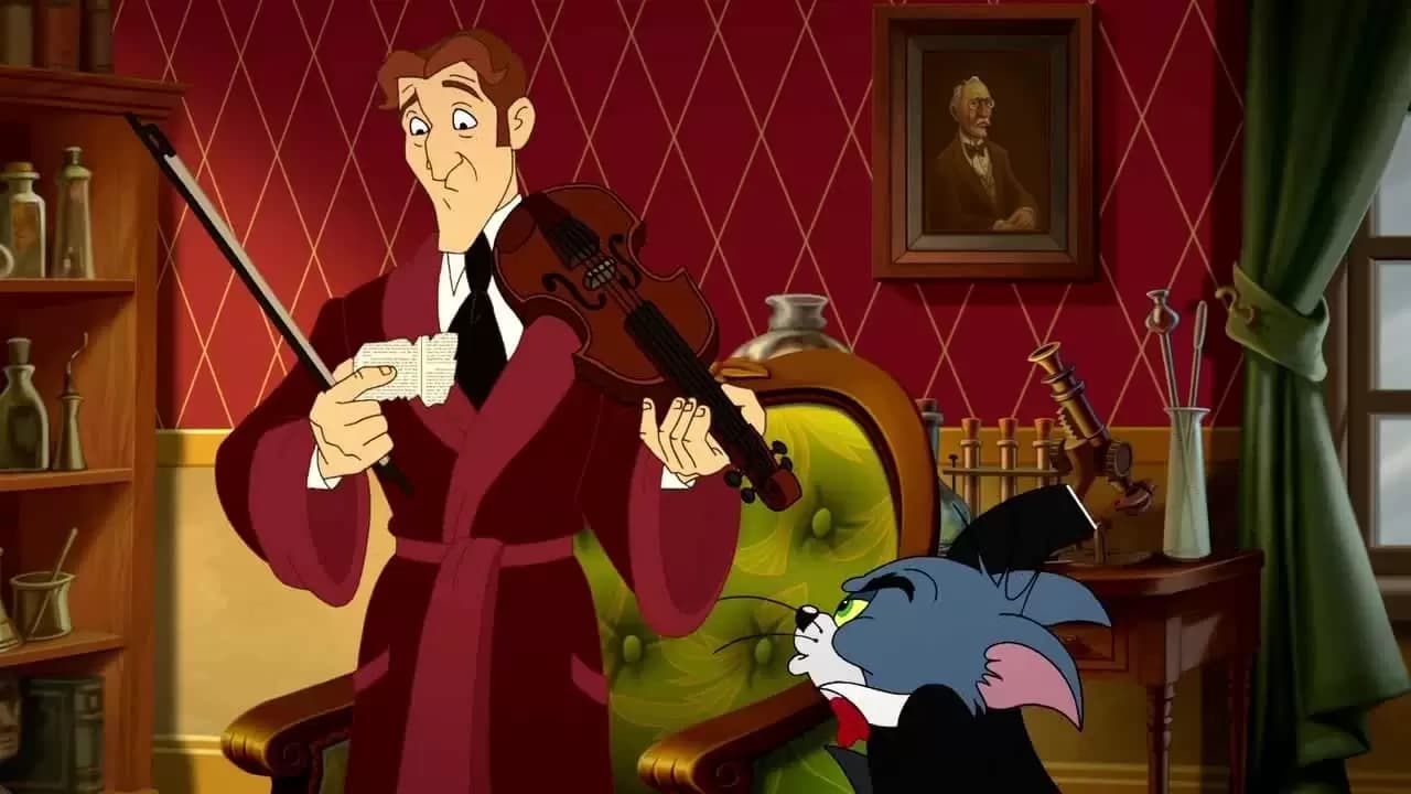 Tom and Jerry Meet Sherlock Holmes Backdrop