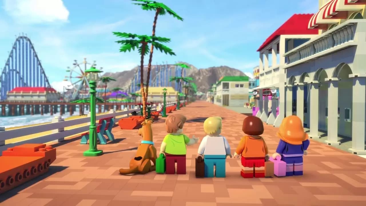 Lego Scooby-Doo! Blowout Beach Bash Backdrop